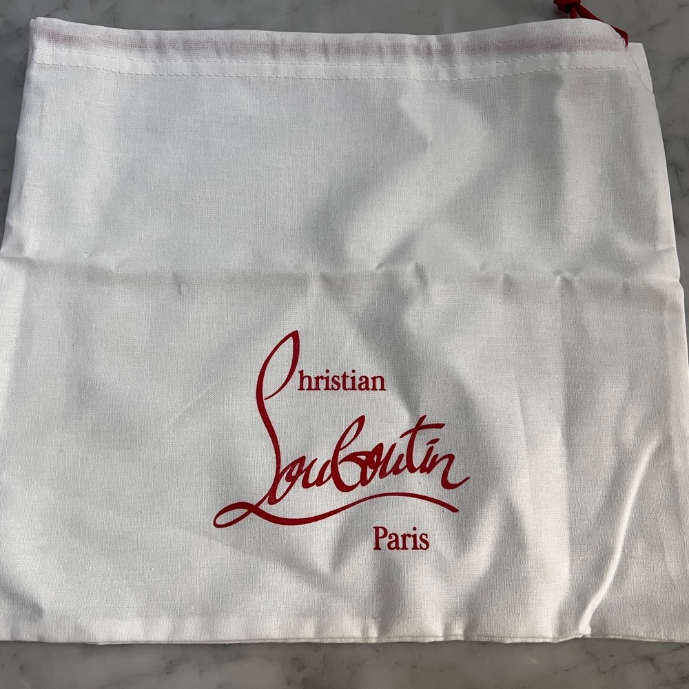 Christian louboutin belt dust bag